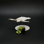 Orii Turtle accanto al fungo sporeon Turtle, per capire le dimensioni